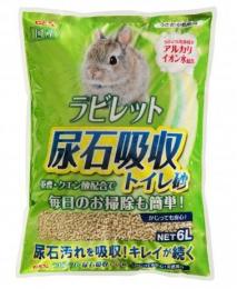 ラビレット　尿石吸収　トイレ砂　6L　　【メーカー廃番】　在庫限り